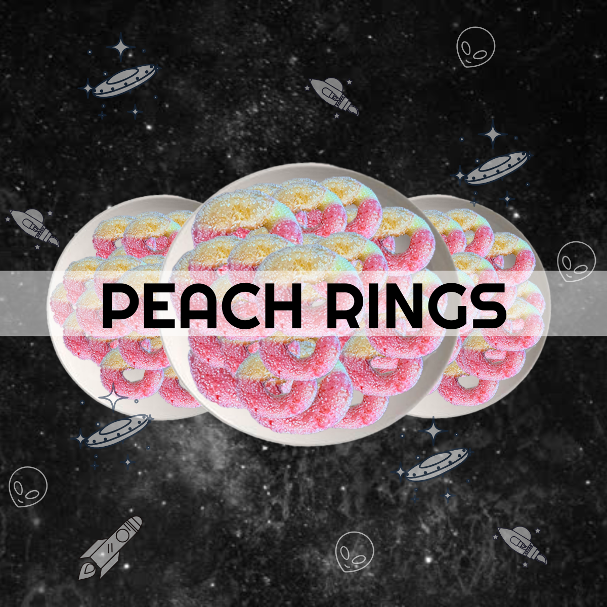 Freeze-Dried Peach Rings – Zero Gravity Edition