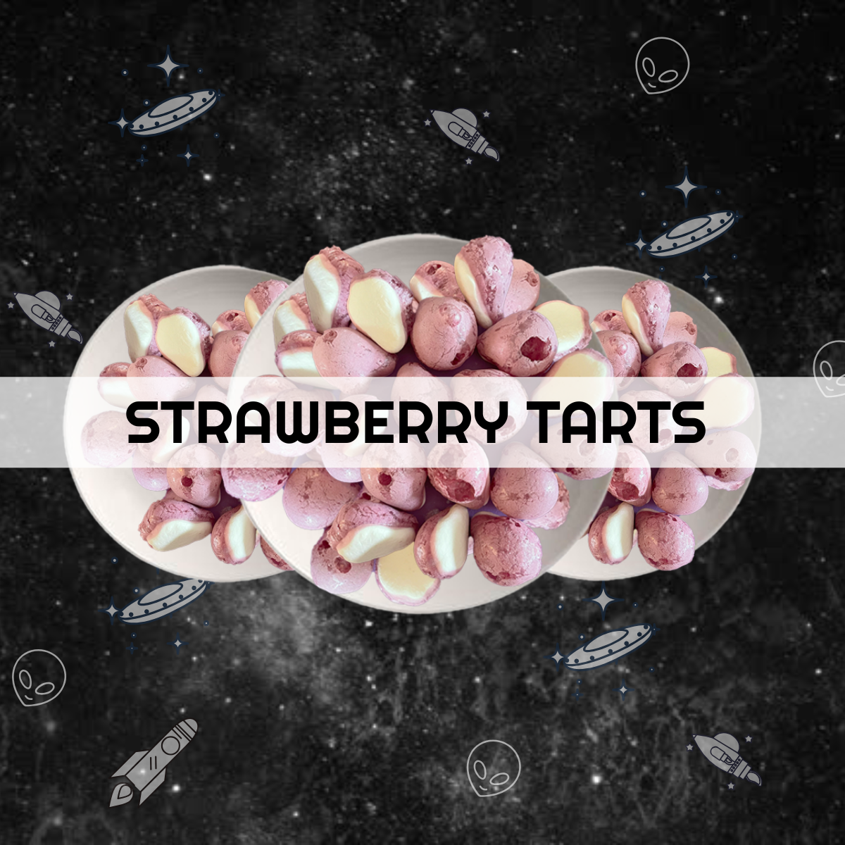 Freeze Dried Strawberry Tarts