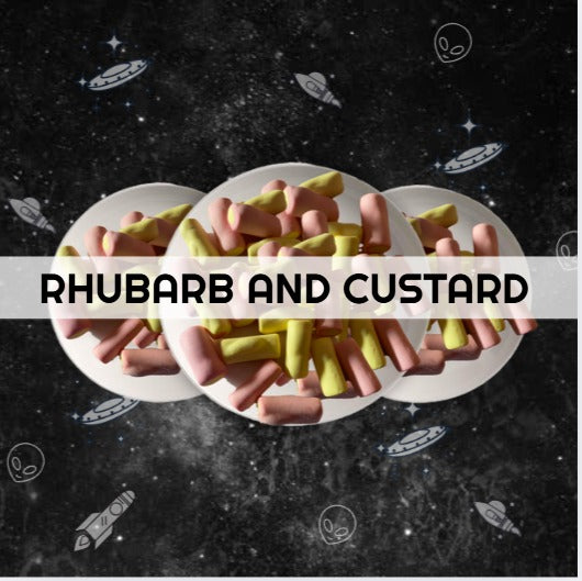 Freeze Dried Haribo Rhubarb & Custards
