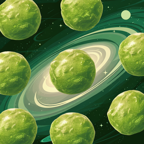 Freeze Dried Sour Apple Alien Eggs